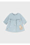 Baby Girl Squirrel Dress Blue