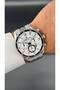 Silver Color Men's Wristwatch Steel Band 3 Atm Water Resistance