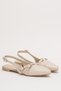 Women's Summer Belt Detailed Ballerina Shoes Skin Tan - 4