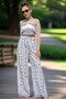 Back Giped Tassel Detail Crop Elastic Waist Slit Pants Cotton Fabric Double Suit