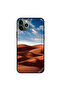 غطاء حماية لجهاز iPhone 11 Pro Max بتصميم الصحراء والغيوم في السماء الزرقاء