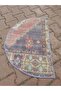 48X73 cm Hand Woven Wonderful Semicircle Vintec Style Carpet, Doorstep Decor, Balcony-Sink Carpet Bek - 2