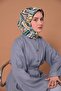وشاح حريري من نسيج التويل 11471-04 - 7