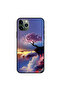 غطاء حماية لجهاز iPhone 11 Pro Max بطبعة غيوم شتوية على البحر