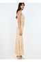 Lace Maxi Skirt with Flywheel Detail - 5