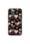 غطاء حماية iPhone 11 Pro Max برسومات قلوب لامعة