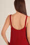 Women's Rose Tela Strap Maxi Length Side Slit Dress - 5