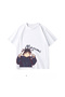 Anime Pattern Unisex Men's T-Shirt Jujutsu Line Fushiguro Megumi ‌
