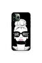 غطاء حماية لهاتف iPhone 11 Pro Max بتصميم Girl Boss باللونين الأبيض والأسود
