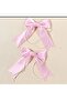 Set of 2 Satin Bow Model Pearl Women's Buckle - 2