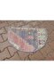 48X73 cm Hand Woven Wonderful Semicircle Vintec Style Carpet, Doorstep Decor, Balcony-Sink Carpet Bek - 4