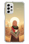 Samsung Galaxy A73 Compatible Filistine Freedom Girl Transparent Silicone Case