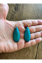 Wooden Colorful Drop Model Earrings - 2