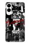 Samsung Galaxy S25 Edge Compatible Red Mustafa Kemal Atatürk Signature Transparent Silicone Case