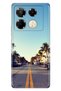 Infinix Note 40 Pro 5g Case Decorative Silicone Printed Cover Miami Sunset