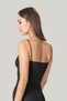 Women's Corset Tank Top Black Firming Shapewear - 2