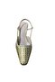 Women's Stoned Open Back Closed Toe Thin Short Heeled Shoes - 2