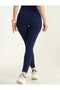 High Waist Wide Belt Firming Lifting Stretchy Comfortable Fit Lycra Belize Fabric Leggings - 4