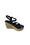 Women's Wedge Heeled Platform Cork Sole Summer Shoes Sandals - 5