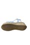 Women's Wedge Heeled Thick Soled Cross Strap Summer Shoes - 3
