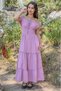 Pink Color Frida Muslin Dress - 5