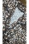 Leopard Print Long Sleeve Women's Satin Pajama Set with Stone Print - 4