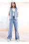 Denim Vest Bottom&Top Girls' Double Casual Suit Pants&Vest
