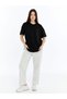 Women's Oversize Crew Neck Loose Fit T-Shirt Vibrant Non-Fading T-Shirt - 2