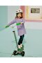 Maxi Deluxe Pro Grey/Green | LED Wheel Scooter for Kids 3-5 Years - 7