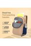 Daybreak 15.6 Inch Laptop Backpack 22L Capacity Polyester Beige Elastic Pockets - 4