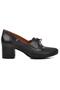 1374Y Black Genuine Leather Women's Casual Shoes