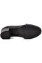 1374Y Black Genuine Leather Women's Casual Shoes - 6