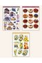 Set of 6 Yummy Themed Stickers – 12X17 cm |   For Bullet Journal, Scrapbook, Agenda and Planner - 2