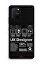 غطاء حماية لهاتف سامسونج جالاكسي S10 لايت، ملصق مصمم UX - 2