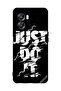 غطاء حماية لهاتف Oppo A57 Just Do It أبيض وأسود