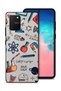 غطاء حماية لهاتف Samsung Galaxy S10 Lite - علامات علمية