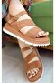 251737 Women's Genuine Suede Leather Eva Sole Anatomical Comfort Sole Sandals - 3
