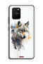 غطاء حماية لهاتف Samsung Galaxy S10 Lite بتصميم فن تجريدي من الذئب - 2