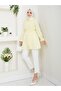 Women's Buttoned Lace Detailed Yellow Shirt - 3