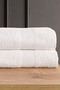Blanc 2-Piece 70X140 Bath Towel Set |   Towel |   Bath Towel I Hammam Set I Dowry Towel - White