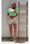 Jasmine Ruched Ruffle Top