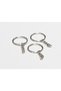 Metal Chain Keychain Ring 5 Pieces - 2