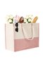 Elite Canvas Tote Bag Beach Bag - Powder Color Shopping Bag Women's Daily Shoulder Bag