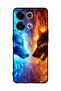 غطاء حماية لهاتف Oppo Reno8 Pro+ ذئب الماء والنار