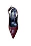 Women's Open Back Metal Heel Stiletto - 2