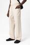 Baggy Linen Trousers with Side Pockets Natural - 3