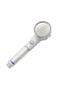 Showerhead with Pressure Boost Function and Cotton Filter, White - 2