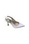 Women's Open Back Metal Heel Stiletto