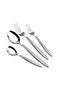 48-piece Silver Cutlery Set with Stand