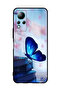 غطاء حماية لهاتف Infinix Note 11 بتصميم فراشة على الكتب